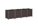 Vidaxl Fioriera Marrone 160X40X53 Cm Pp