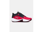 Under Armour Ua Gs Lockdown 7 - Rosso, Dimensioni: 4.5B