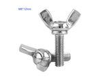 5 Pezzi M6 DIN316 304 Viti A Farfalla In Acciaio Inox (M6*12)