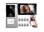 Videocitofono Wifi Tmezon, Touchscreen Da 7", Risoluzione Video 1080P, 1M1T"