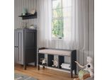 Vitalispa Scaffale Per Bambini Ajaton, 107.2 X 63.8 Cm, Grigio