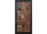 Vidaxl Appendiabiti Multicolore 40X2X80 Cm In Legno Massiccio Antico