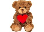 Teddy-Hermann Teddy Mit Herz Braun 20 Cm