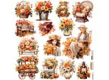 Aufkleber Adesivi Dekor - Scraplove - Autunno 4