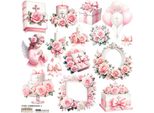 Stickers Adesivi Decorativi Scraplove - Rosa Comunion 3