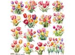Aufkleber - Scraplove - Tulipani 2