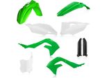 Kit Carene 9 Pezzi Acerbis Verde/Bianco Per Kawasaki