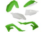 Kit Carene 6 Pezzi Acerbis Verde/Bianco Per Kawasaki