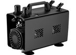 Compressore Per Aerografo Wiltec AS18TA 1/6 Hp, Compressore D'aria Con Erogazione Di 20-23 L/Min, Compressore Per Pistola Ad Aerografo Con 2 Sganci, Compressore D'aria Con Manometro Per Progettazione Di Aerografi