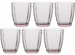 Rose&Tulipani Set 6 Bicchieri 320 Ml Rosa Chiaro R116500010Z