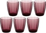 Rose&Tulipani Set 6 Bicchieri 320 Ml Viola R116500013Z