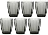 Rose&Tulipani Set 6 Bicchieri 320 Ml Grigio R116500006Z