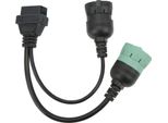 OBD2 Camion Cavo Obdii 16Pin Femmina A 6Pin J1708 9Pin J1939 Splitter Y Scanner Diagnostico Per Le Automobili