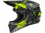 O'neal 1SRS Casco Vibrant Nero/Giallo Neon Xs (53/54 Cm)