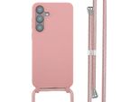 Samsung Galaxy S25 Fe Sleeve - Silicone - Imoshion Custodia Morbida Con Cinturino/Copertura Posteriore - Rosa