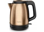 Tefal Tefal Coppertinto Kettle | KI280G10 | Electric | 2400 W | 1.7 L | Stainless Steel | 360° Rotational Base | Copper/Black