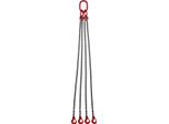 G80 Imbragatura A Catena A 4 Bracci, 1 M, Portata 5 T, Acciaio Legato
