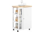 FKW75, Carrello Di Servizio, Per Cucina/Soggiorno/Sala Da Pranzo, Colore Avorio