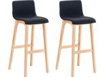 Set Di 2 Sgabelli Da Bar - Sgabello Da Bar - Design Confortevole Ed Ergonomico. Colore: Nero
