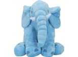 Bambini Morbido Divertente Elefante Peluche Giocattolo Lancio Cuscino Casa Camera Da Letto Carino Animale Impagliato Decorazione Blu