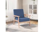 Maison Exclusive - Poltrona Blu In Tessuto