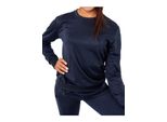 Dstreet Felpa Donna Lara Blu Scuro L
