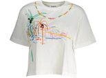 Desigual T-Shirt Donna Tessile Bianco SF19493 - Taglia: M