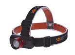 Lampada Frontale Ricaricabile Solight Led, 3W, 150Lm, Zoom, Li-Ion, Usb