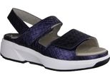 Xsensible Aruba Sandalo Comodo Da Donna, Pelle, Navy, Plantare Estraibile - Sandalo Da Donna, Comodo / Plantare Estraibile, Blu, Pelle
