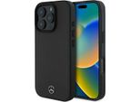 Mercedes Mehmp16X23Rbark Iphone 16 Pro Max 6.9 Czarny/Nero Custodia Rigida In Pelle Liscia E Testurizzata Magsafe