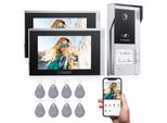 Videocitofono Wifi Tmezon, Touchscreen Da 7", Risoluzione Video 1080P, 2M1D"