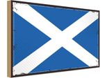 Vianmo Insegna In Legno 12X18 Cm Bandiera Schottlands Flag Scotland