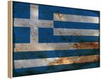 Vianmo Insegna In Legno 12X18 Cm Bandiera Griechenland Flag Greecerost