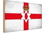 Vianmo Insegna In Legno 30X40 Cm Bandiera Nordirland Flag