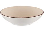 Vessia | Piatto - Piatto Fondo - 20 Cm - Beige - Decorativo - Terracotta - Piatto Fondo