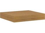 Vidaxl Mensola A Muro Beige 23 X 23,5 X 4 Cm Materiale A Base Di Legno