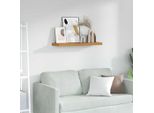 Vidaxl Mensola A Muro Beige 80 X 23,5 X 4 Cm Materiale A Base Di Legno