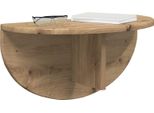 Syfax™ Scaffale Da Parete Rovere Artigianale 48 X 24 X 24 Cm