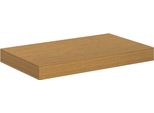 Vidaxl Mensola Da Parete A Muro Beige 40 X 23,5 X 4 Cm Materiale A Base Di Legno