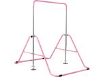 Barra Da Ginnastica Per Bambini Costway, Barra Orizzontale Pieghevole Regolabile In Altezza 90-130 Cm, Barra Da Ginnastica Orizzontale, Attrezzatura Da Ginnastica Per Bambini Di 3-7 Anni