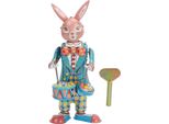 Coniglio Giocattolo A Orologeria, Metallo Retrò, Tamburi Oscillanti, Giocattolo A Carica Per Collezione Regalo, Decorazione