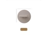 Inf Spazzola Da Bagno Portatile In Silicone Antibatterico Ad Asciugatura Rapida Grigio
