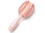 Inf 2-In-1 Pettine Massaggiante E Districante - Cura Delicata Del Cuoio Capelluto Rosa