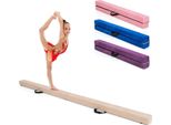 Trave Di Equilibrio Per Bambini Costway, Trave Di Equilibrio Pieghevole, Trave Da Ginnastica Con Maniglia Di Trasporto E Base Antiscivolo, Trave Di Equilibrio Da Ginnastica, Beige