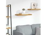 Vidaxl Mensola A Muro A Parete Marrone 60 X 23,5 X 4 Cm Materiale A Base Di Legno