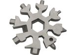 Utensile Multifunzione 19 In 1, Forma Di Fiocco Di Neve, Chiave In Acciaio Inox, Multiutensile, Bianco