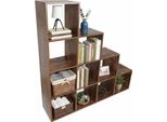 Relaxdays Scaffale A Gradini 10 Scomparti