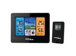 Greenblue Stazione Meteo Wifi Compatibile Con Tuya Sensore Esterno Calendario Previsioni Meteo Barometro Adattatore Di Rete Batterie GB215