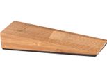 Fermaporta, Antiscivolo, Triangolare, Faggio, Antirumore, Cuneo In Legno Per La Casa, Colore Scuro