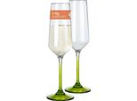 Bicchiere Da Champagne Milano Linea Verde Set Di 2 In Policarbonato 280 Ml Infrangibile Senza Bpa Leggero Ideale Per Campeggio Picnic Festival Outdoor Prosecco Spumante